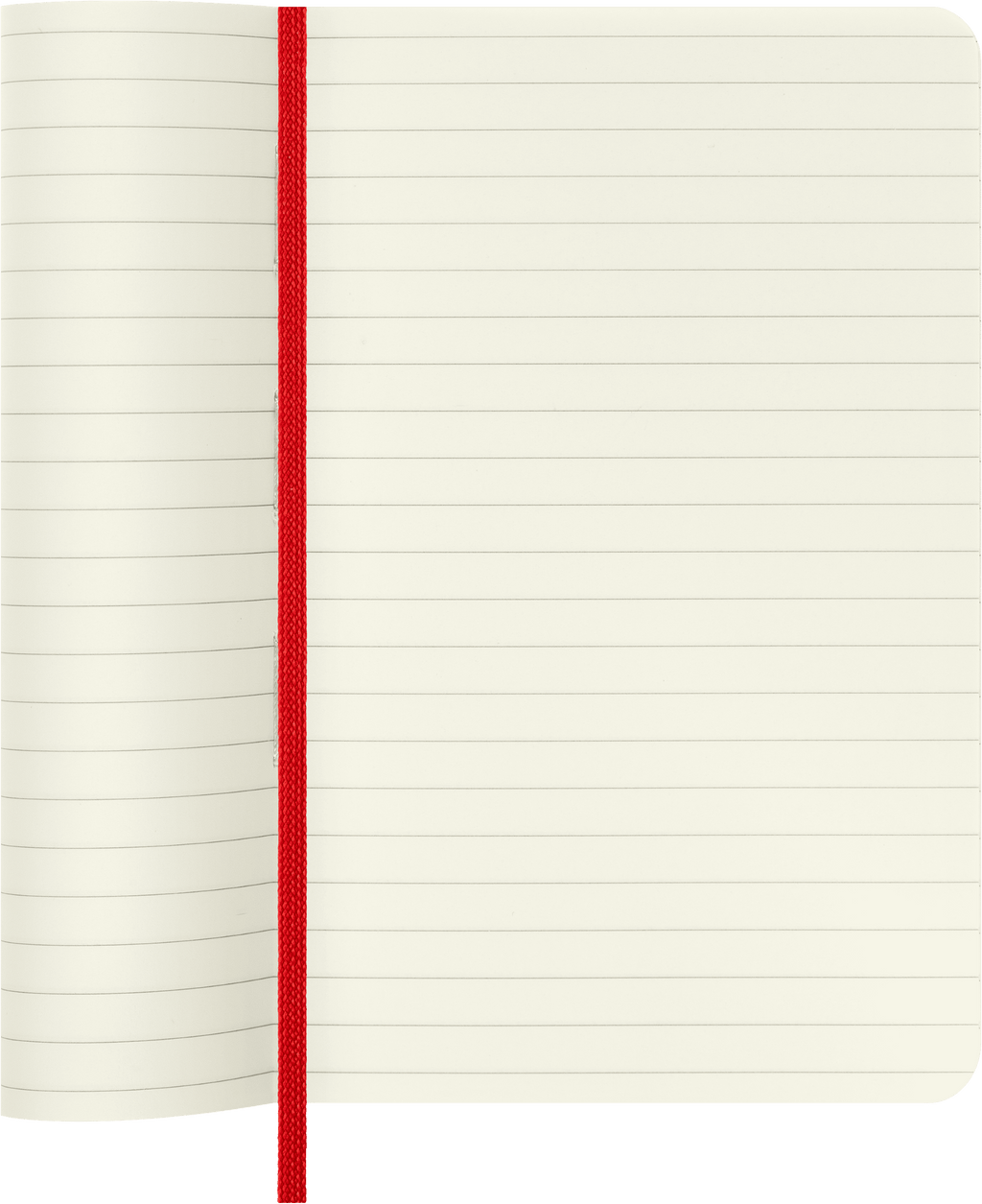 Moleskine Classic Notebook, Soft Cover, Ruled, Pocket (3.5" x 5.5"), Scarlet Red