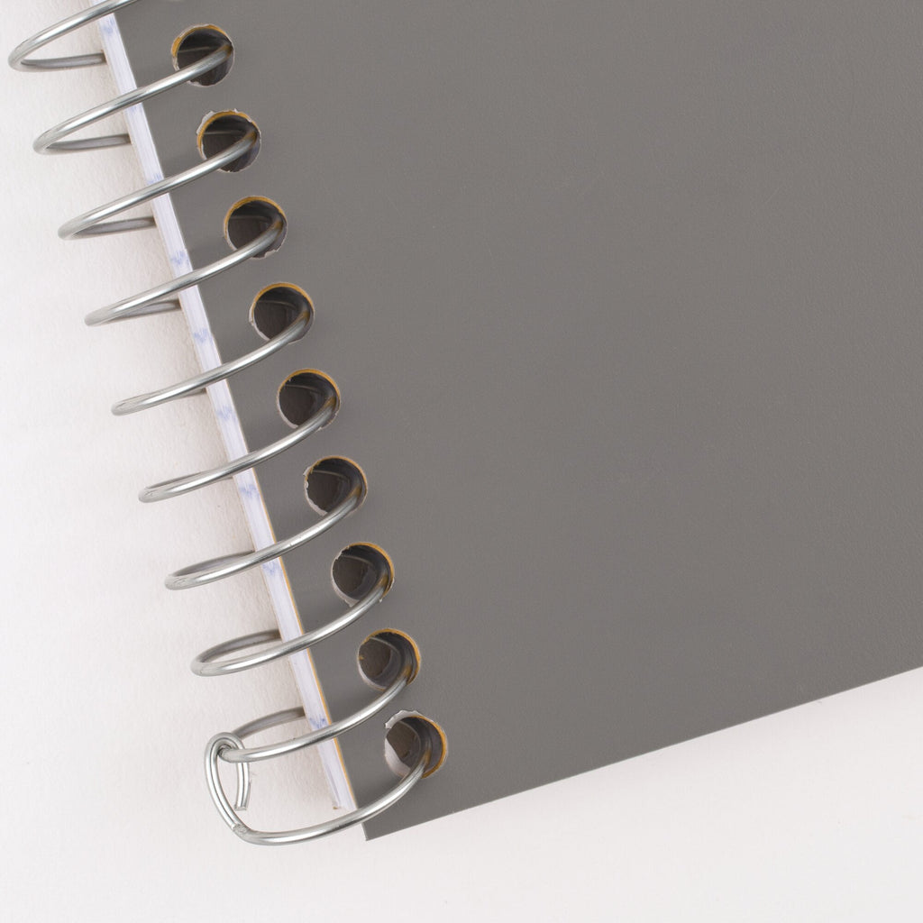 Five Star Spiral Notebook, 2 Subject, College Ruled, 6" x 9.5", Gray