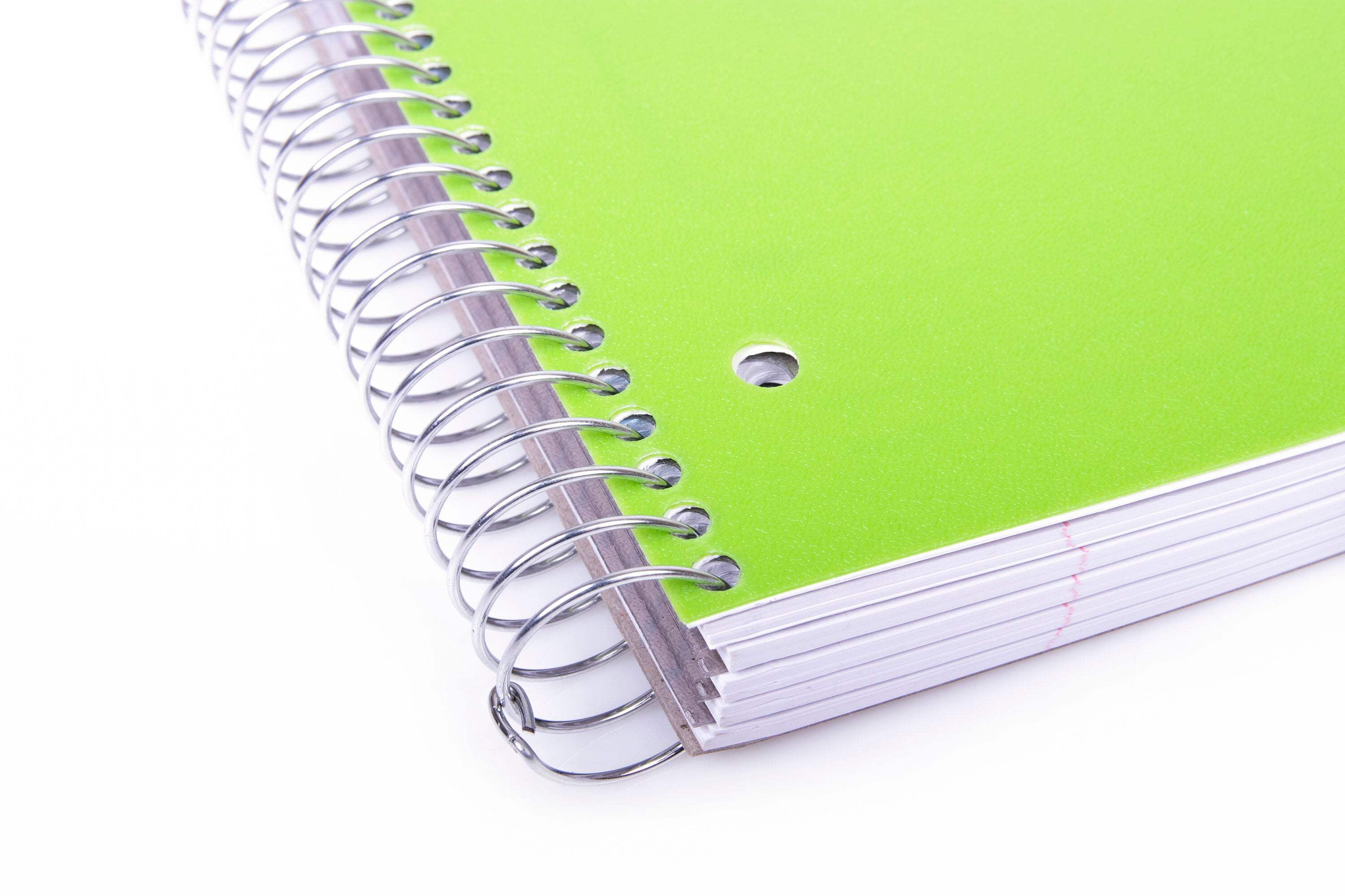 Mintra 5 Subject Spiral Notebook - Orange - College Ruled - Durable Poly Cover/5 Poly Pockets/200 Sheets