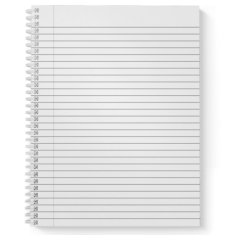 Softcover Love To Tie Dye 8.5" x 11" Trendy Spiral Notebook/Journal, 120 Wide Ruled Pages, Durable Gloss Laminated Cover, White Wire-o Spiral. Made in the USA