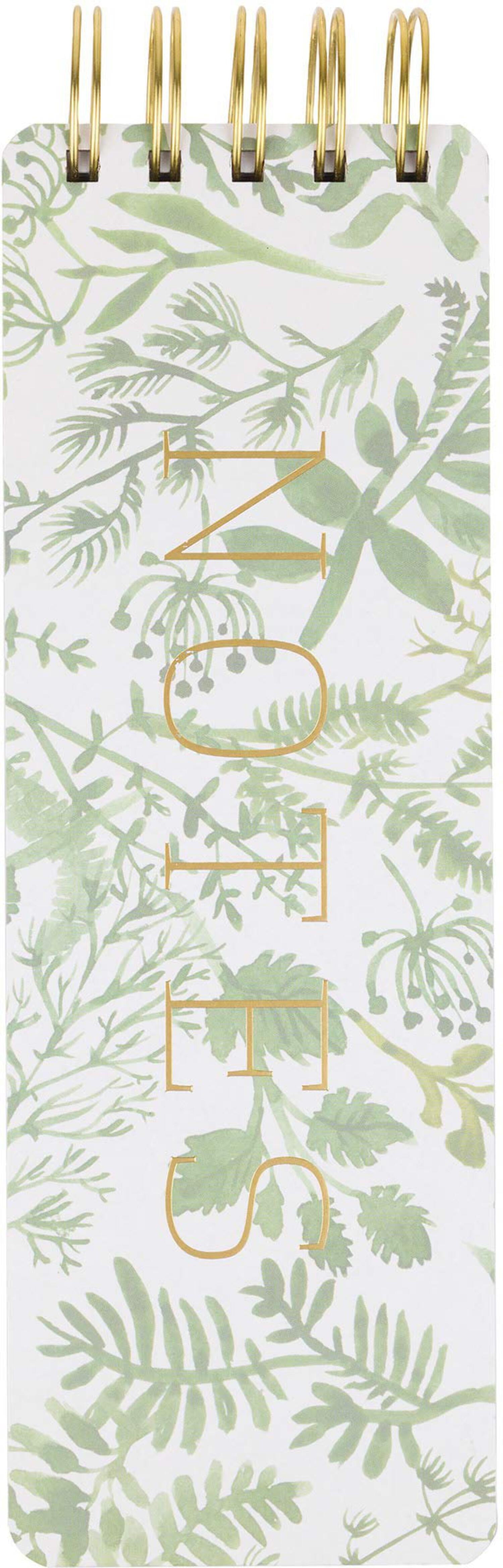 Eccolo Botanical Spiral Memo Pad