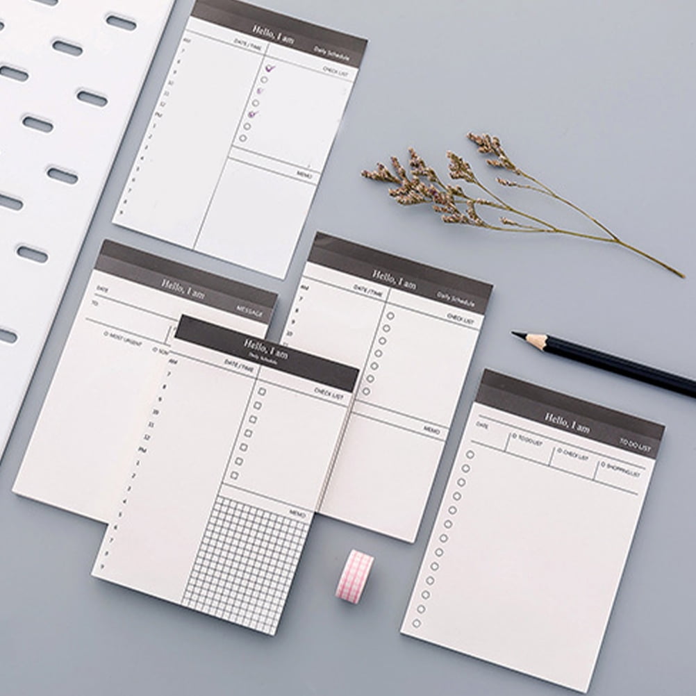 FUEENIRVA study notepad Paper Assorted Color Office Use Simple 8Set