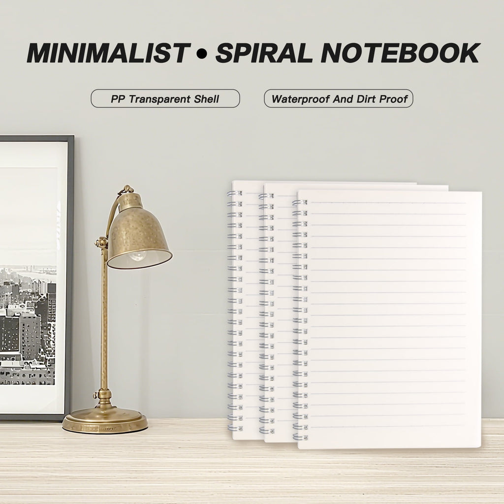 Essential Student Notebook 3-Pack for Classes 5.7x7.9 Inch 80 Pages Durable Cover Heavy Paper Economical Set for Subject Notes