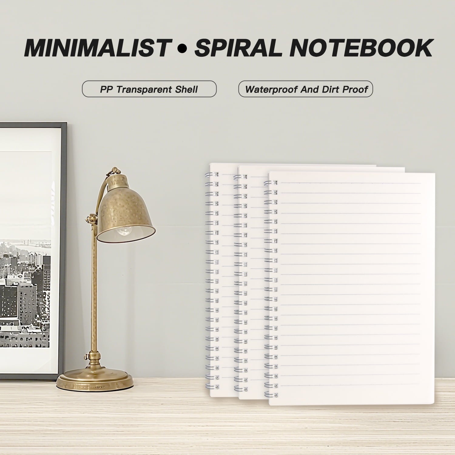 Essential Student Notebook 3-Pack for Classes 5.7x7.9 Inch 80 Pages Durable Cover Heavy Paper Economical Set for Subject Notes