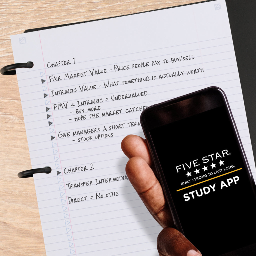 Five Star Flex Refillable College Ruled Notebook Plus Study App, 1", Pacific Blue, Plastic, 3 Ring, 60 Sheets