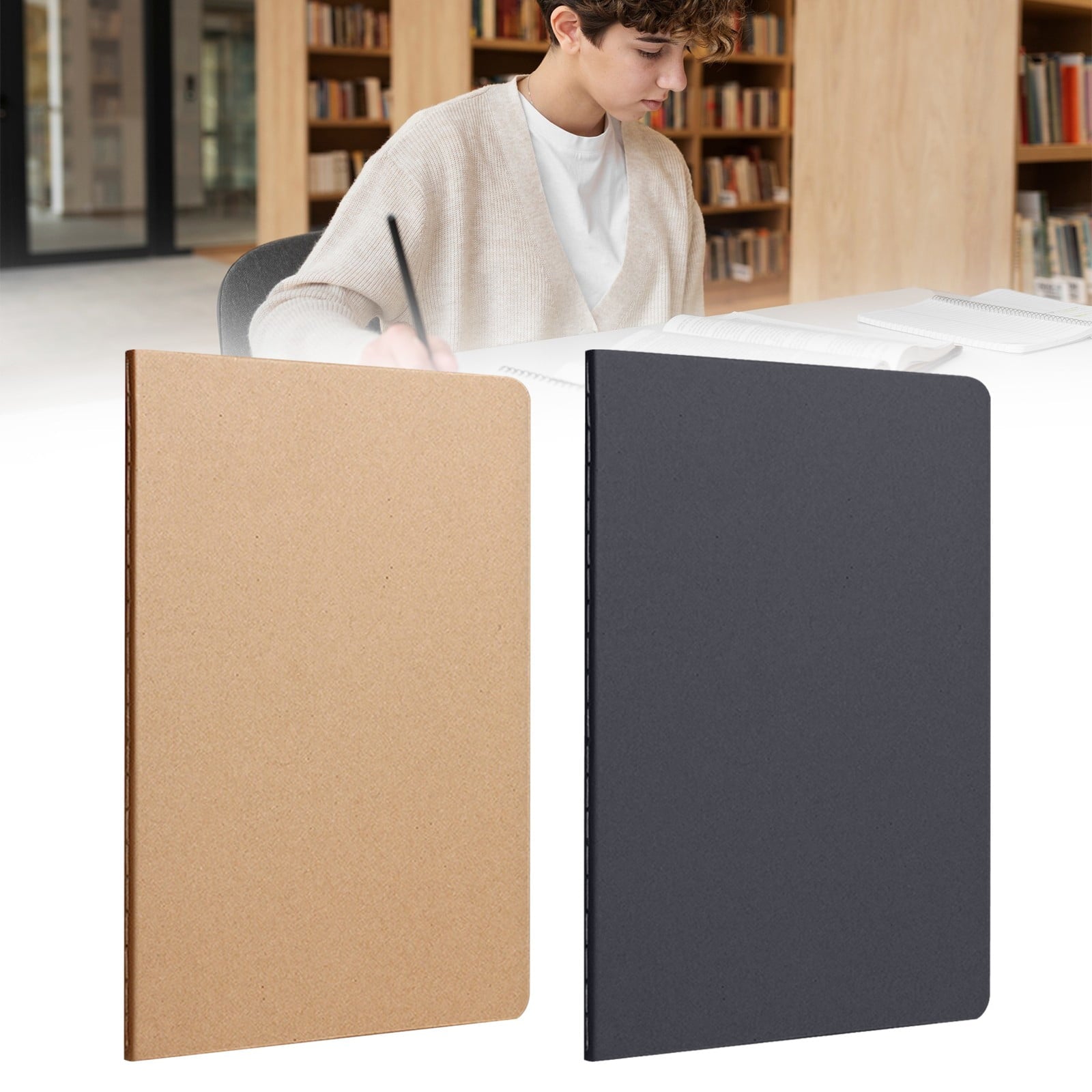 Blank Sketchbook Journal Set (Drawing Doodle Pad, Travel Writing Notebook), Unlined Sketchbook Unleashes Artistic Creativity, For Drawing Doodling Writing(#B), By Meiiso