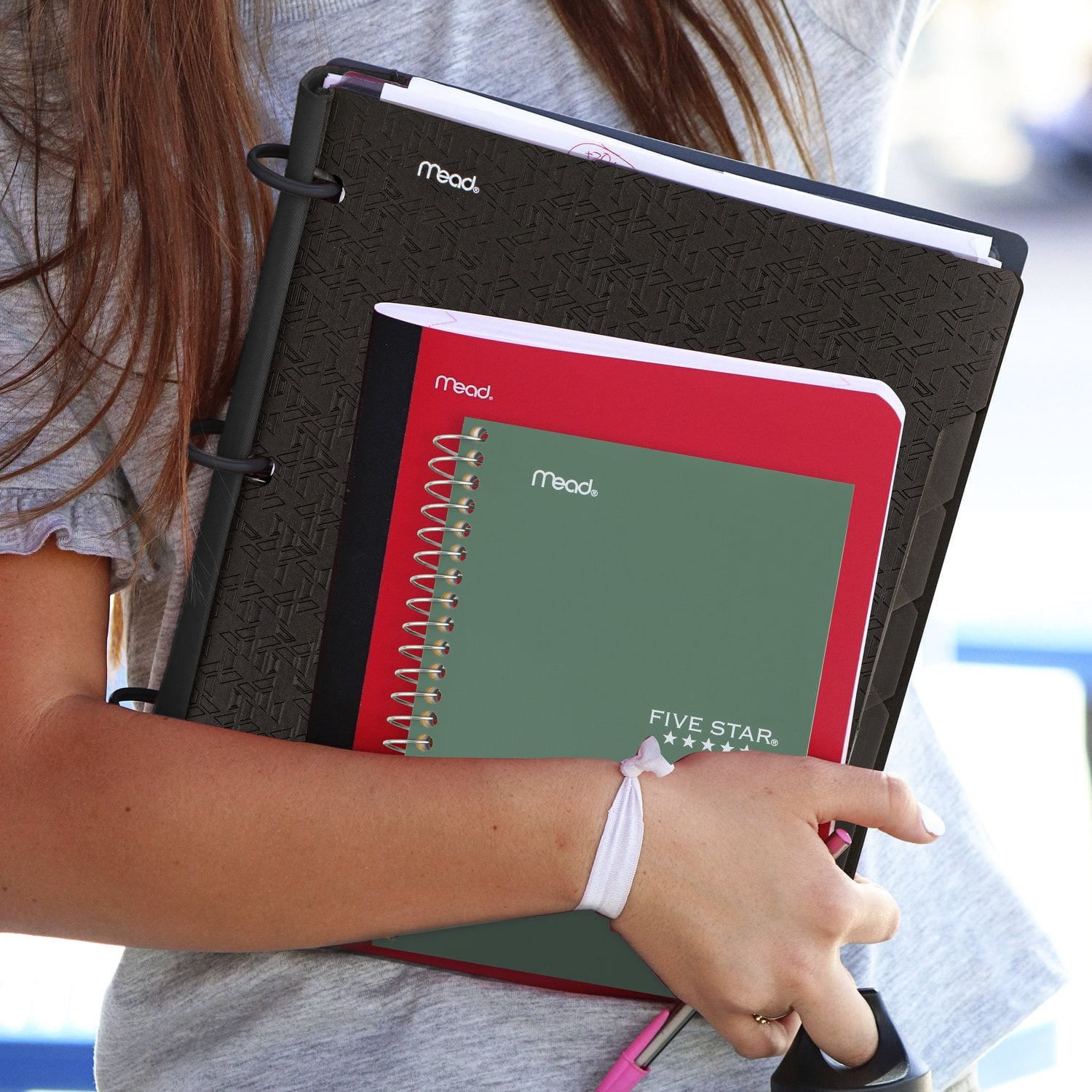 Five Star Personal College Ruled Notebook, 4.5" x 7", Seaglass Green, Poly, Spiral, 80 Sheets
