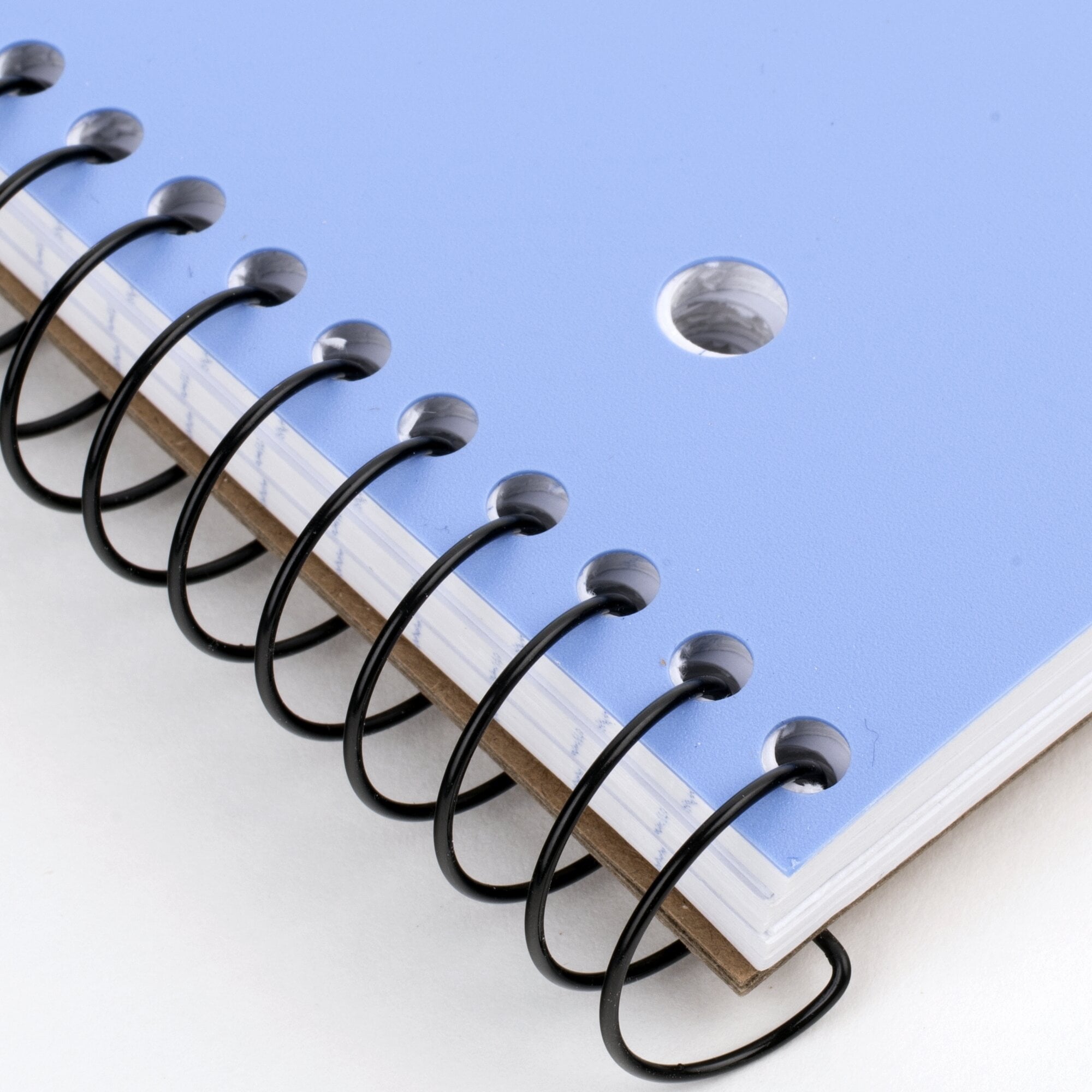 Mead 1 Subject Wide Ruled Notebook 8 x 105 Pastel Blue Poly Spiral 100 Sheets -