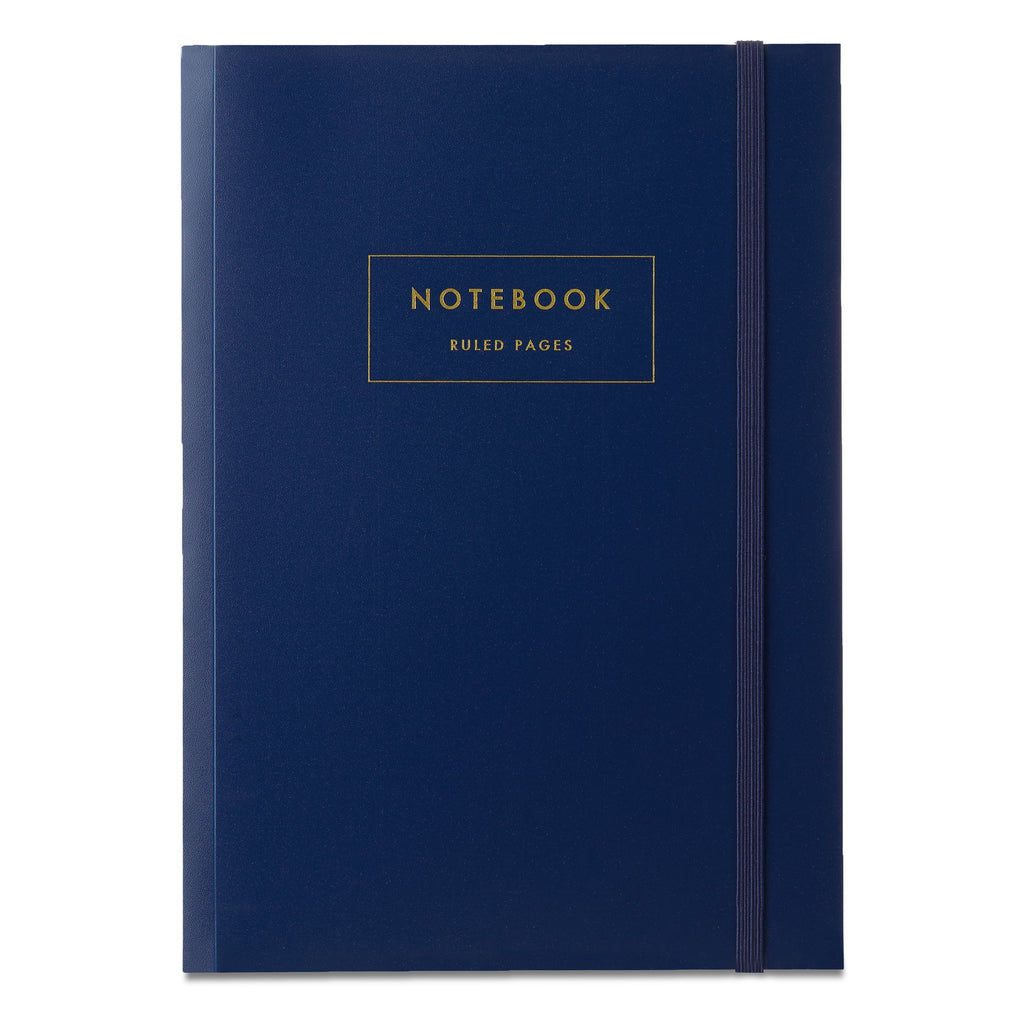Pen+Gear Poly Notebook, Blue, 7" x 9.87", 80 Ruled Pages