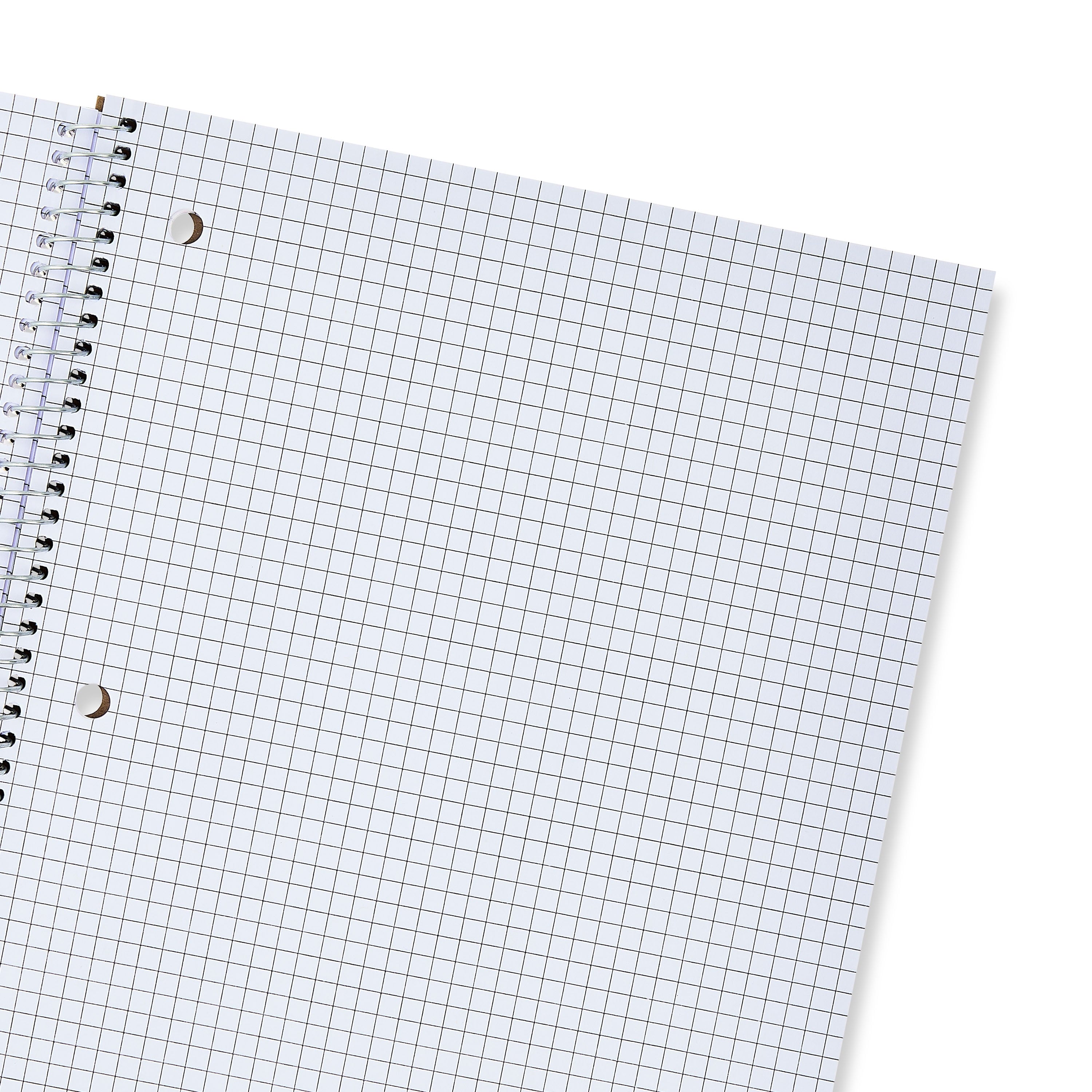 Pen+Gear 1 Subject Notebook, Grid Ruled, 8.5"x 10.5", Poly Cover, 80 Sheets