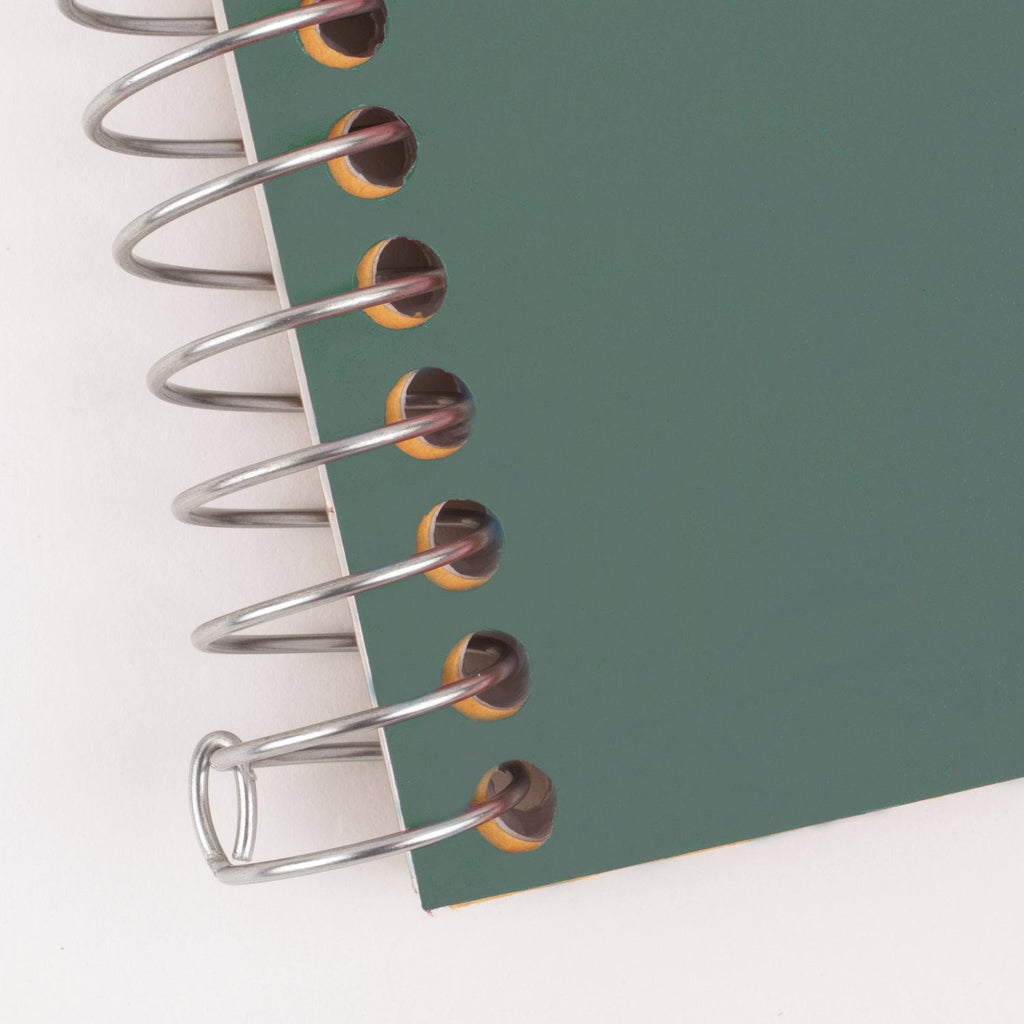 Five Star Personal College Ruled Notebook, 4.5" x 7", Seaglass Green, Poly, Spiral, 80 Sheets