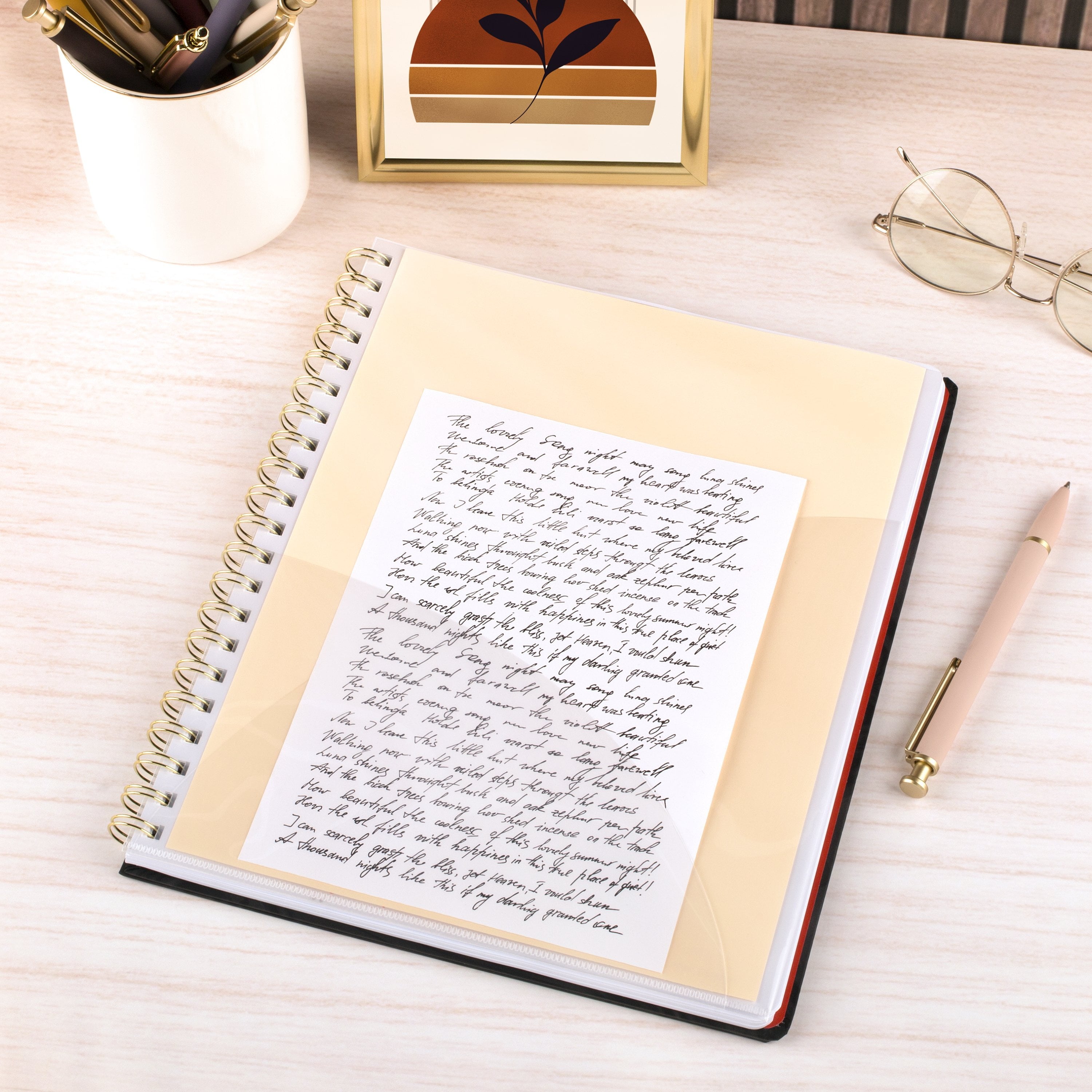 West Village by Mead™ hardcover notebook, 160 pages, large, 9" x 11"