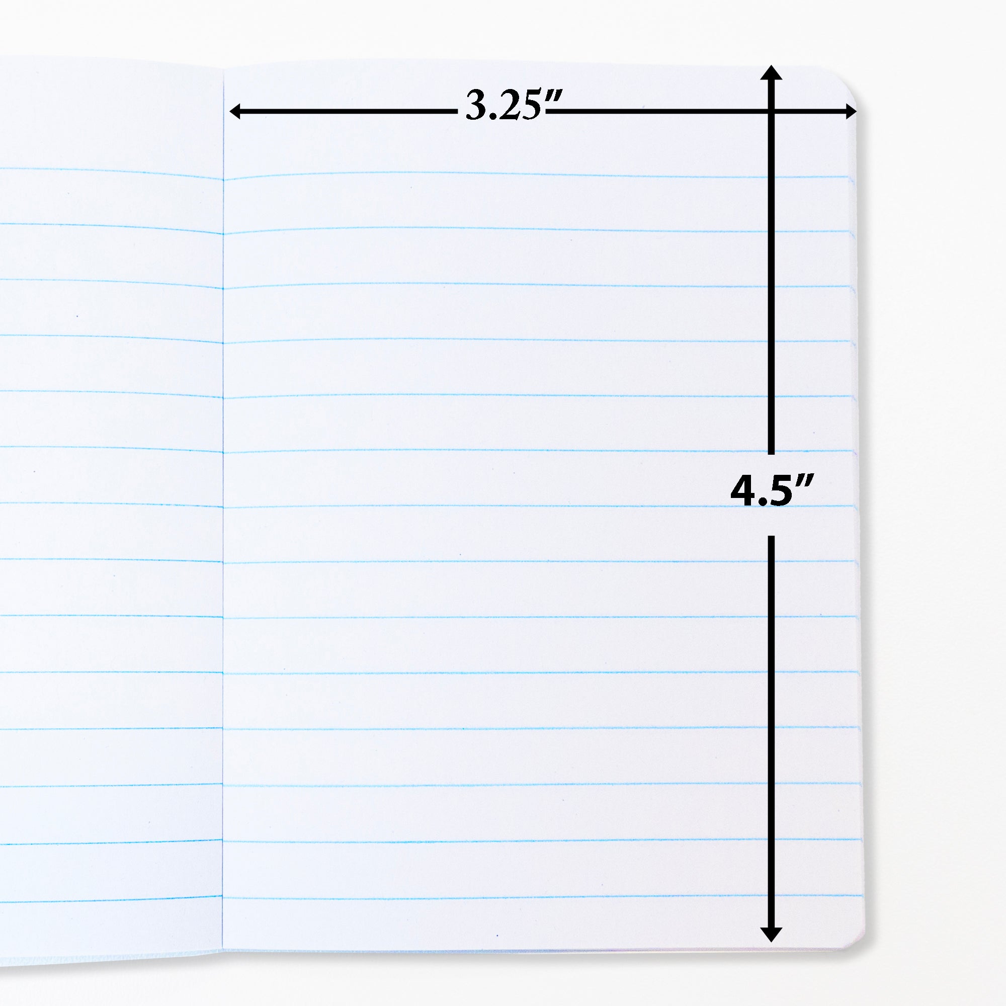 BAZIC Mini Marble Notebook, 4.5"x3.25" 80 Sheets, Assorted Colors, 10 Count