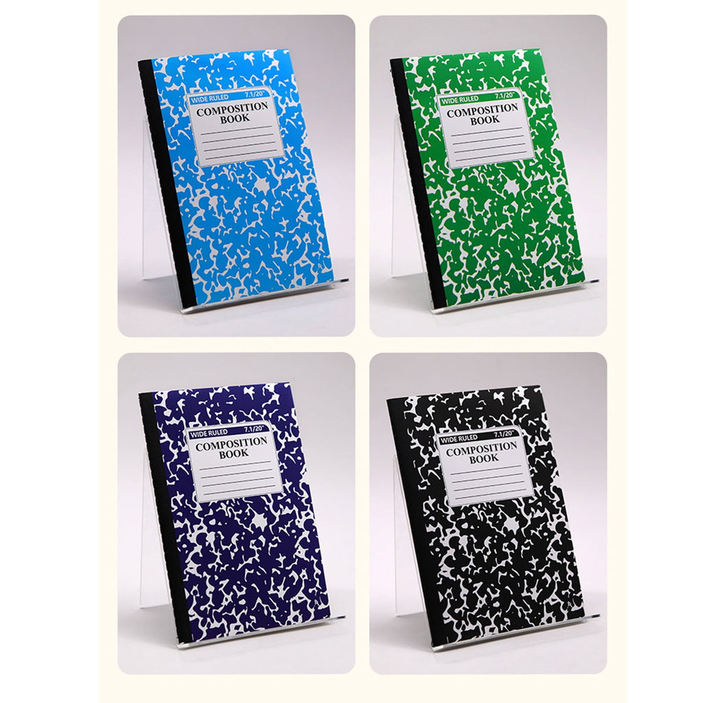 A5 Composition Notebooks Bulk Wide Ruled Composition Notebook Wide Ruled Notebooks Marble Covers Notebook Mini Notebook for Classroom Office Supplies 1pcs (Pink)