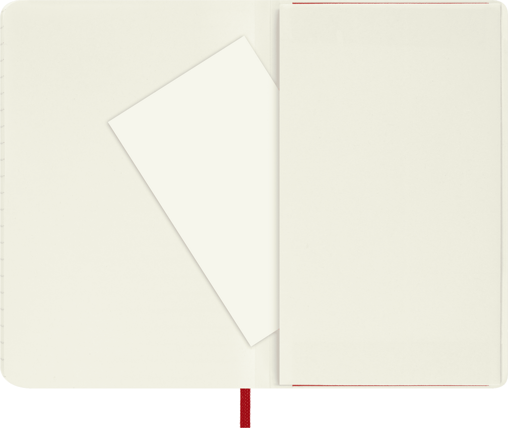 Moleskine Classic Notebook, Soft Cover, Ruled, Pocket (3.5" x 5.5"), Scarlet Red
