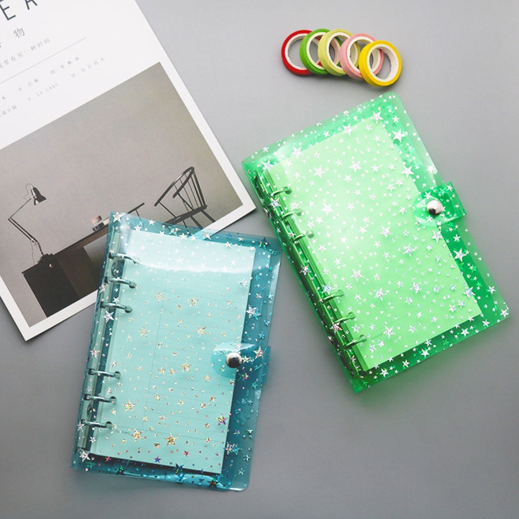 Milue A5 A6 Star Loose Leaf Binder Notebook Inner Core Cover Journal Planner Office Stationery Supplies