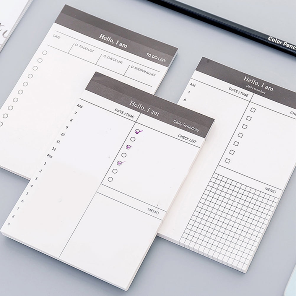 FUEENIRVA study notepad Paper Assorted Color Office Use Simple 8Set