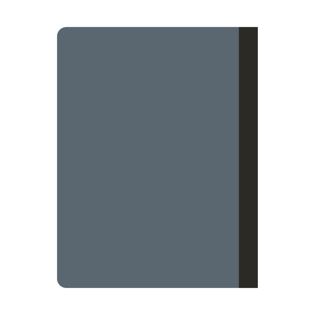 Exceed 80ct Gray Flannel Composition Book, CR 9.75 x 7.5 x 0.3