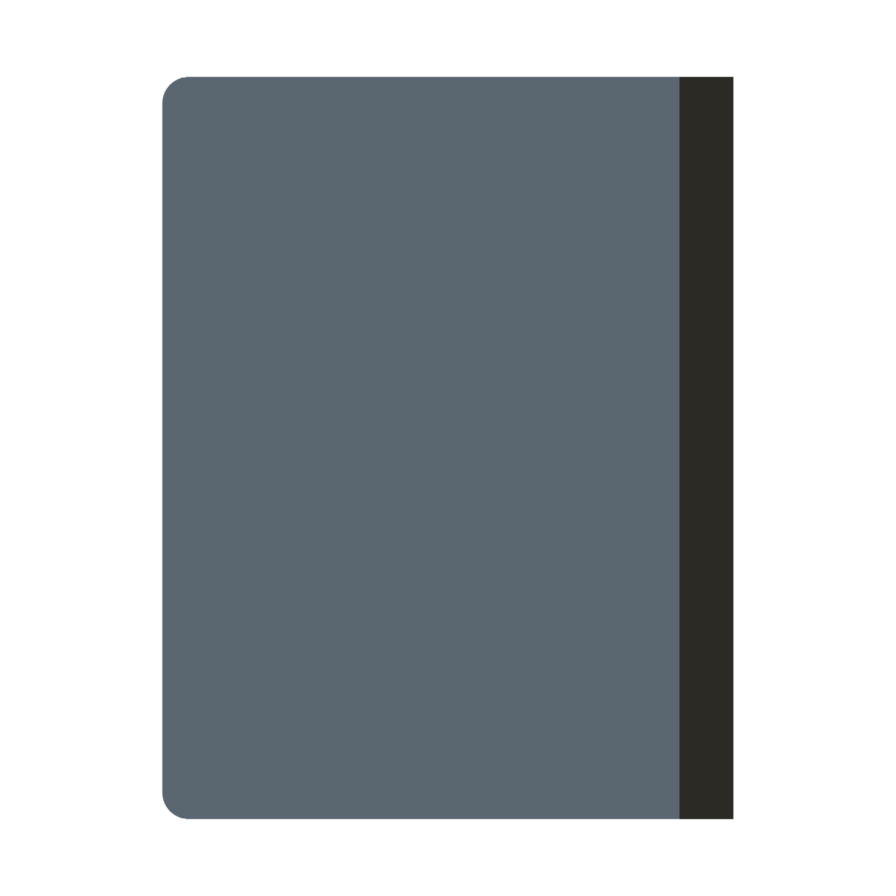 Exceed 80ct Gray Flannel Composition Book, CR 9.75 x 7.5 x 0.3