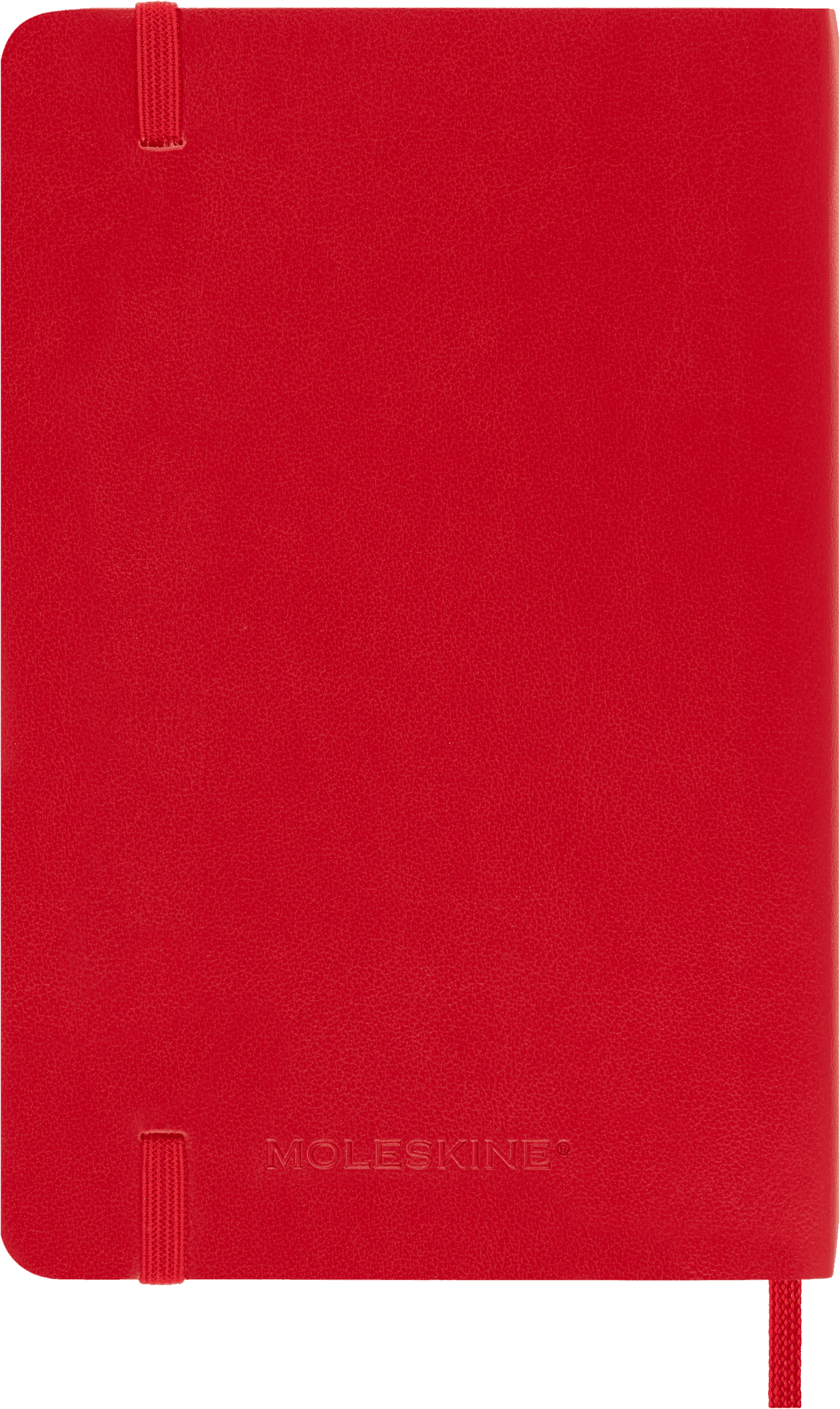 Moleskine Classic Notebook, Soft Cover, Ruled, Pocket (3.5" x 5.5"), Scarlet Red