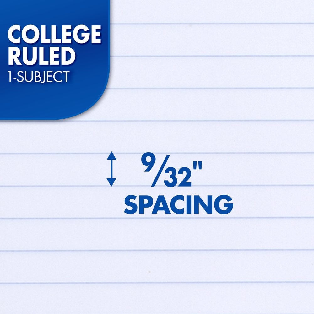 Mead Spiral Notebook, 1 Subject, College Ruled, 8 1/2" x 11", Green (820204FB-WMT)