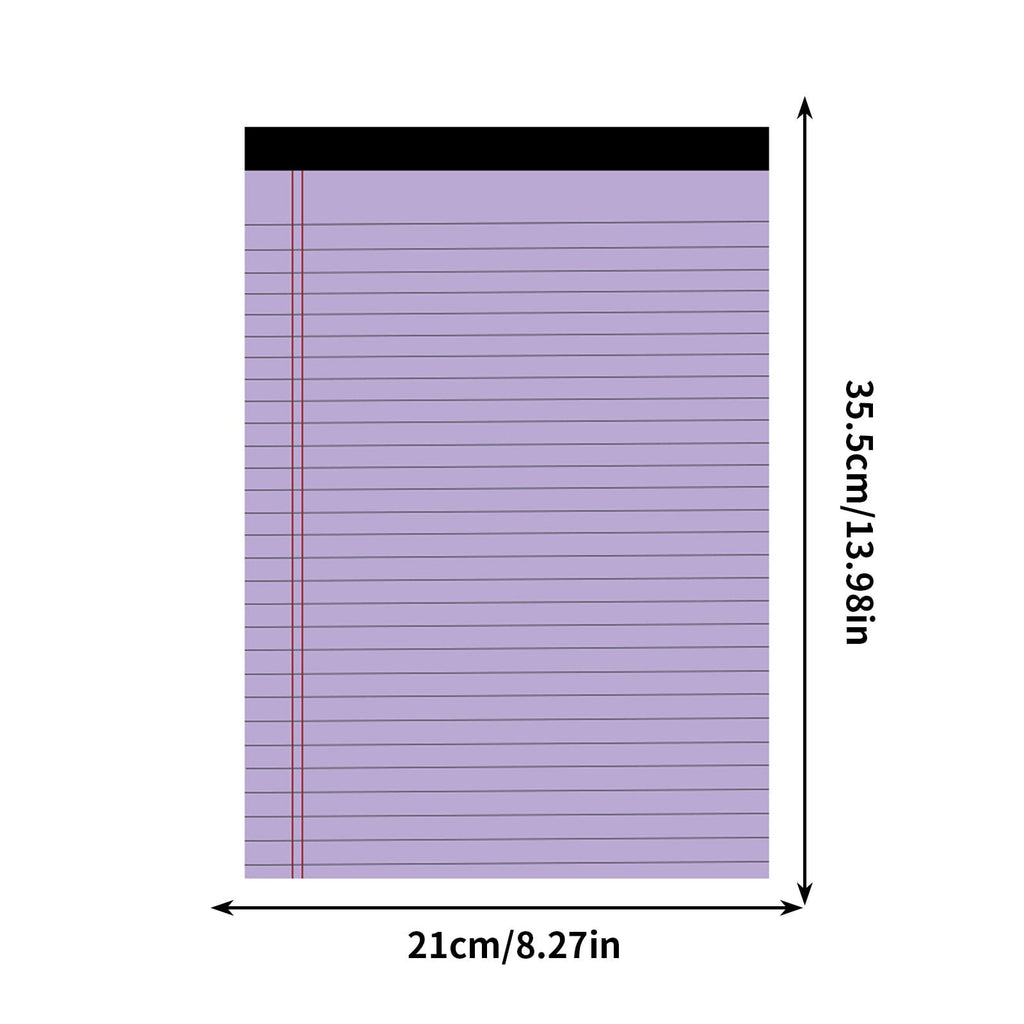 Horizontal Line Tear-Off Notepad | A3 A4 Memo Planner | High-Quality Bleed-Resistant Paper | Smooth Writing Texture | Bright Colors | 50 Sheets | Portable Compact Design